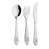 ORION Inox dječji pribor za jelo, 3 kom, srebrna