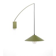 KAVE HOME Zelena zidna lampa ø 35 cm Kally