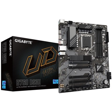 GIGABYTE Matična ploča B760 DS3H, Intel B760, DDR5, s. LGA 1700, ATX