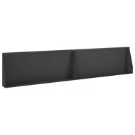 Rubnjak za gredice 2 kom 100 x 12 x 50 cm čelik, crni