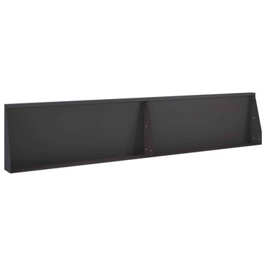 Rubnjak za gredice 2 kom 100 x 12 x 50 cm čelik, crni