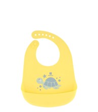 KIKKA BOO Silikonski podbradak Sea World, kornjača