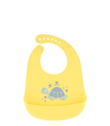 KIKKA BOO Silikonski podbradak Sea World, kornjača