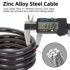 ROCKBROS Brava za bicikl s kabelom 1,8m crna 32020003002
