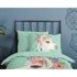 GOOD MORNING Pamučna dječja posteljina za krevet za jednu osobu/produženi krevet 140x220 cm Joey mentol zelena