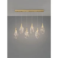 BELLINA Luster NL9187013, LED, TRIAC prigušljiv, 6 izvora svjetla, IP20, 24 W, 3000 K, staklo, zlatna