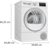 BOSCH Sušilica rublja WTH85293BY