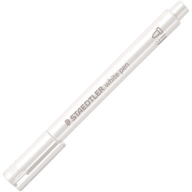 STAEDTLER Nepermanentni marker 8323-0, Metallic Pen, 1-2 mm, bijeli