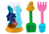 Set igračaka za pijesak, mlin, lopatica, grablje, kalupi, dinosauri