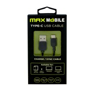 MAXMOBILE telefon data kabel usb 2.0 type c 1m crni