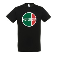 MOTORISTA BIKE SHOP Brand light majica, black