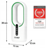 FIRST AUSTRIA Ventilator prijenosni Li-ion 2500 mAh