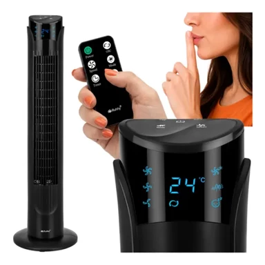RUHHY Stupni ventilator 83 cm, 45 W, daljinski upravljač, oscilacija