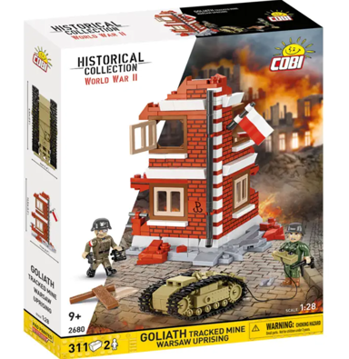 COBI Konstrukcijski set, Goliath Tracked Mine Warsaw Uprising, mjerilo 1:28