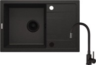 DEANTE Set granitni sudoper i kuhinjska armatura Corio ZRCPG113