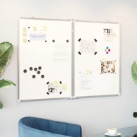 Magnetna bijela ploča sklopiva, 120x80x1,7 cm, aluminij