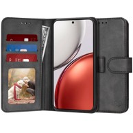TECHSUIT Preklopna maska Diary Book za Honor Magic8 Lite crna