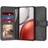 TECHSUIT Preklopna maska Diary Book za Honor Magic8 Lite crna