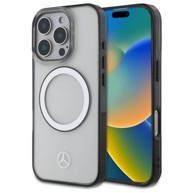 Mercedes Printed Logo MagSafe kućište za iPhone 16 Pro Max, prozirno