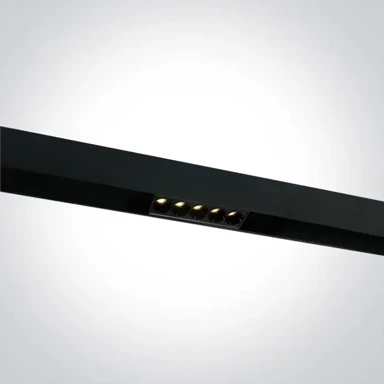 Linearna LED svjetiljka za Maxi magnetne šine, DM42104BL/B/V, 12 W, CCT, DALI, 48 V, Dark Light, crna
