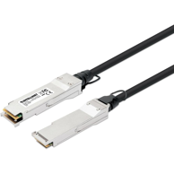 INTELLINET Optički kabel 508490, QSFP+ na QSFP+, 0,5 m, crna