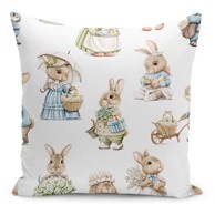 MILA HOME Ukrasna jastučnica s uskršnjim motivom 43x43 cm 