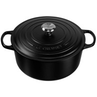 LE CREUSET Okrugli lonac Signature 28 cm crnoj