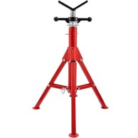 VEVOR Stalak za cijevi s V-glavom, kapacitet 0.3-30.5 cm, podesiva visina 71.1-132.1 cm, nosivost 1133.9 kg