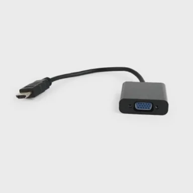 GEMBIRD VGA/HDMI adapter kabel, 0.15m, VGA (D-Sub) na HDMI Type A (Standard), crni