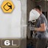 NORTHIX Pneumatski raspršivač za zidove, 6 l, 3 mlaznice