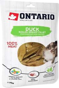 ONTARIO Poslastica Cat 70 g, fileti, pačetina