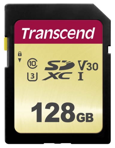 TRANSCEND Memorijska kartica SDXC 500S 128GB Class 10 UHS-I U3 V30