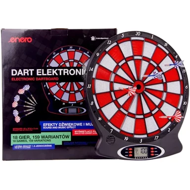 ENERO Elektronički pikado WJ-100, 43 cm, crvena