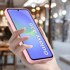 Silikonska maskica za Samsung Galaxy A36 5G, silikonsko srce, roza + kaljeno staklo 9H
