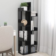 Ormarić za knjige crni 48 x 25,5 x 140 cm od iverice