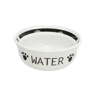 TRIXIE Posuda KERAMIČKA WATER, bijelo-crna 2,6 l