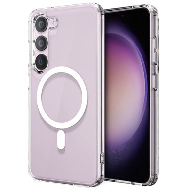Prozirna magnetska maskica za Samsung Galaxy S23 Plus, MagSafe, otporna na padove