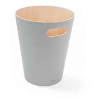 UMBRA Svijetlo siva drvena kanta za smeće 7, 5 l Woodrow 