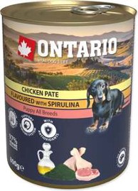 ONTARIO Konzerva Puppy Dog 800 g, piletina, spirulina i ulje lososa