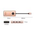 ORICO Docking stanica PW11, 6 u 1, USB-C, HDMI 4K, 2.5G Ethernet, PD 100 W, ružičasta
