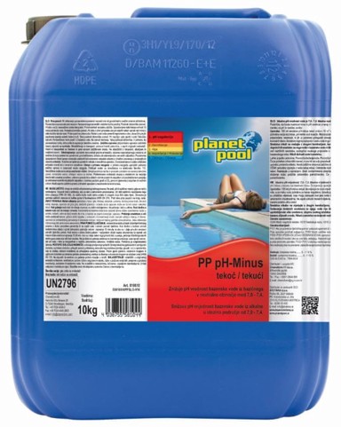 PLANET POOL Tekućina pH minus, 10 l