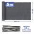 MAXIMEX Crni plastičan balkonski zastor 500x85 cm