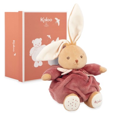 KALOO Plišana igračka zeko, bordo, 17 cm