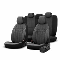 OTOM Navlake za sjedala automobila SWAN 501 crna 3-ZIP