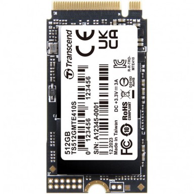 TRANSCEND SSD disk, 512GB, M.2, PCIe Gen4x4, NVMe, 3D TLC