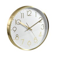 Zidni sat, bijelo, zlatni