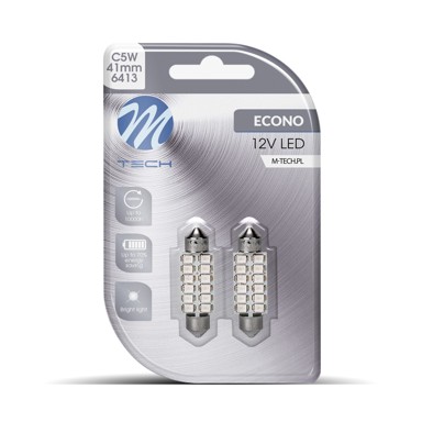 M-TECH Festoon LED žarulje Lb030B 12x Smd3528