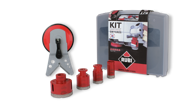 RUBI Set kruna Drygres 28/35/43/68 mm + vakum vodilica, srebrna