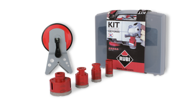 RUBI Set kruna Drygres 28/35/43/68 mm + vakum vodilica, srebrna