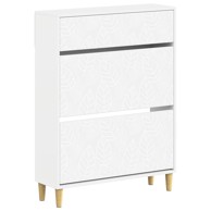 Ormar za cipele Delft 78 x 24 x 103 cm od konstruiranog drva, bijeli
